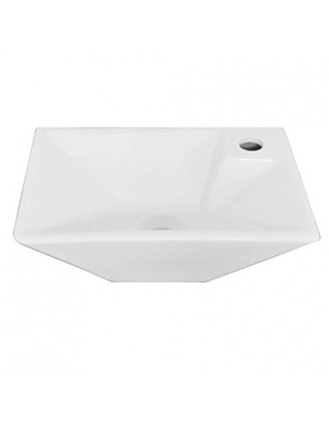 LAVABO  A PARETE MOD. LP704 RETTANGOLARE  CM.36X26 LINPHA