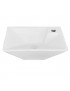 LAVABO  A PARETE MOD. LP704 RETTANGOLARE  CM.36X26 LINPHA