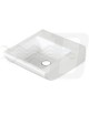 LAVABO A PARETE MOD. LP707 RETTANGOLARE CM.41X43 LINPHA