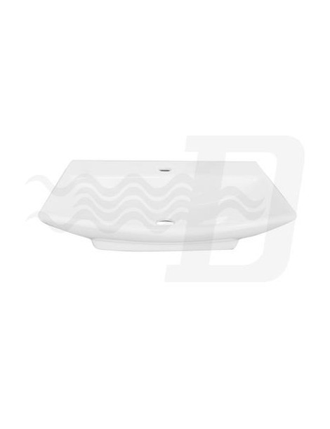 LAVABO A PARETE MOD. LP709 RETTANGOLARE CM.54X39 LINPHA