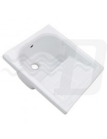 PILOZZO LAVAPANNI IN  CERAMICA CON  STRIZZATOIO SERIE MISURINA CM.44x52 LINPHA