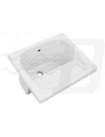 PILOZZO LAVAPANNI IN  CERAMICA CON STRIZZATOIO SERIE BRACCIANO CM.60x50 LINPHA