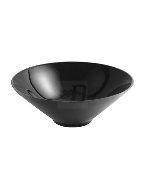 LAVABO D'APPOGGIO  SERIE SLIM MODELLO 03 DM405  NERO LINPHA