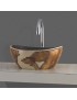 LAVABO D'APPOGGIO ARTISTICO MODELLO LZA04  CM. 41.5x34x17  LINPHA