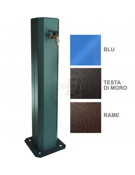 FONTANA BLU IN ACCIAIO INOX A COLONNA MODELLO COLORADO DIANFLEX