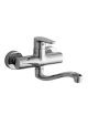 MISCELATORE MONOCOMANDO LAVELLO A MURO CROMO  LINEA GREEN PAFFONI