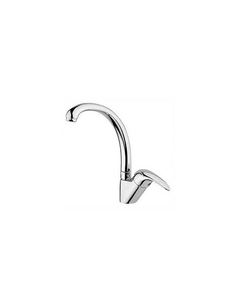 MISCELATORE MONOCOMANDO LAVELLO CANNA ALTA CROMO LINEA NETTUNO DUE PAFFONI