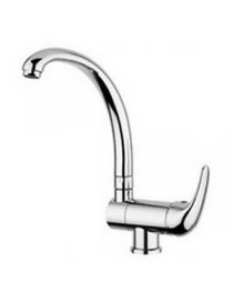 MISCELATORE MONOCOMANDO LAVELLO CANNA RECLINABILE CROMO LINEA NETTUNO DUE PAFFONI