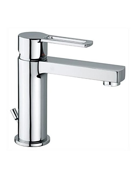 MISCELATORE MONOCOMANDO LAVABO CROMO LINEA RINGO PAFFONI