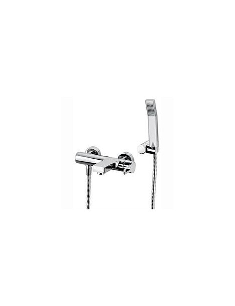 MISCELATORE MONOCOMANDO VASCA CON SUPPORTO A SNODO CROMO LINEA RINGO PAFFONI