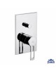 MISCELATORE MONOCOMANDO INCASSO DOCCIA CON DEVIATORE CROMO  LINEA RINGO PAFFONI