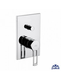 MISCELATORE MONOCOMANDO INCASSO DOCCIA CON DEVIATORE CROMO  LINEA RINGO PAFFONI