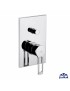 MISCELATORE MONOCOMANDO INCASSO DOCCIA CON DEVIATORE CROMO  LINEA RINGO PAFFONI