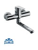 MISCELATORE MONOCOMANDO LAVELLO A MURO CROMO LINEA SLY PAFFONI