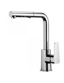 MISCELATORE MONOCOMANDO CON DOCCIA ESTRAIBILE CROMO LINEA SLY PAFFONI
