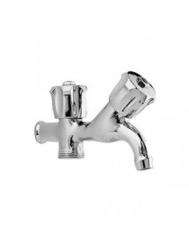 RUBINETTO LAVATRICE 1/2" A 2 VIE CROMO PAFFONI