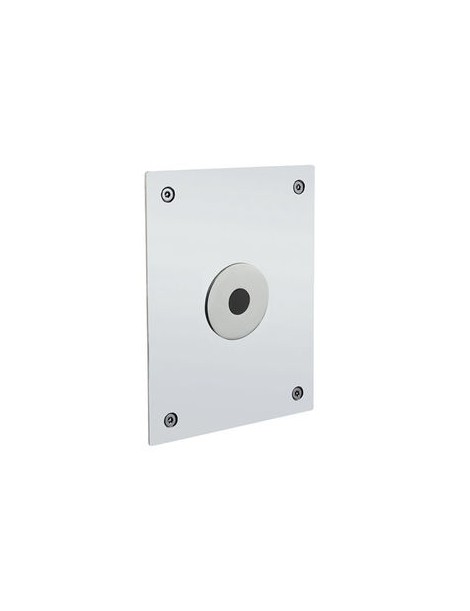 FLUSSOMETRO A FOTOCELLULA INCASSO CON PULSANTE INOX IDRAL