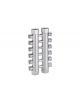 COLLETTORE ACCIAIO10X10 VIE 3/4"  F.I.V.