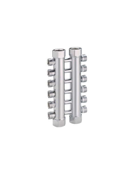 COLLETTORE ACCIAIO10X10 VIE 3/4"  F.I.V.
