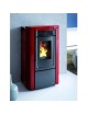 STUFA A PELLET MODELLO EDY 7 KW BORDEAUX DAL ZOTTO