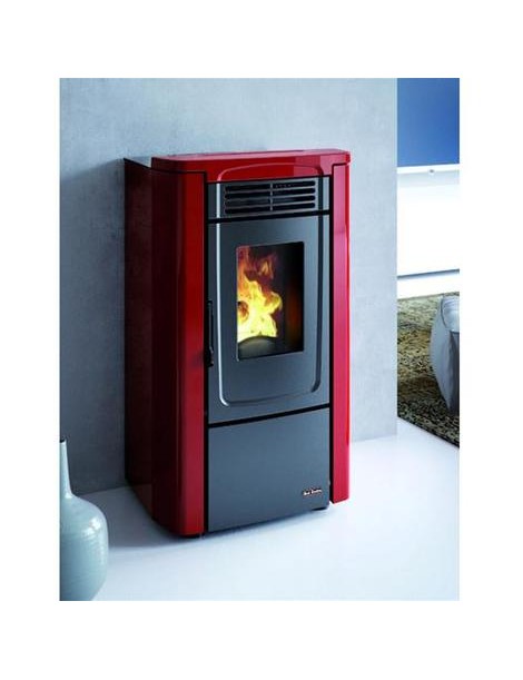 STUFA A PELLET MODELLO EDY 7 KW BORDEAUX DAL ZOTTO
