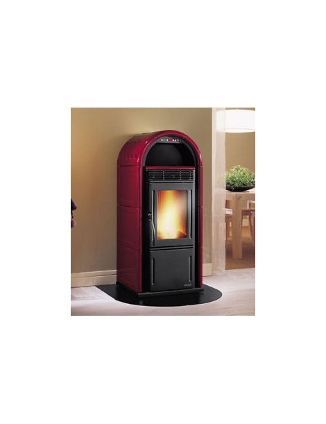 STUFA A PELLET MODELLO  AURORA 12,0 KW BORDEAUX DAL ZOTTO