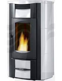 TERMOSTUFA A PELLET  MODELLO MARTA IDRO  2.0 KW 20 BIANCA DAL ZOTTO