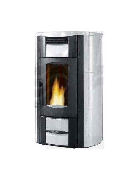 TERMOSTUFA A PELLET  MODELLO MARTA IDRO  2.0 KW 20 BIANCA DAL ZOTTO