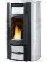 TERMOSTUFA A PELLET  MODELLO MARTA IDRO  2.0 KW 20 BIANCA DAL ZOTTO