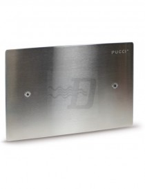 PLACCA INOX PULSANTE BASSO PUCCI