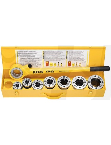 FILIERA A CRICCO EVA SET R  1/2-1"1/4 REMS