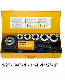 FILIERA ELETTRICA PORTATILE AMIGO 2  SET R FINO A 2" REMS