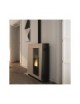 Stufa a Pellet MICHELLE 8 Salvaspazio 8kw ACCIAIO VERNICIATO ROSSO Palazzetti