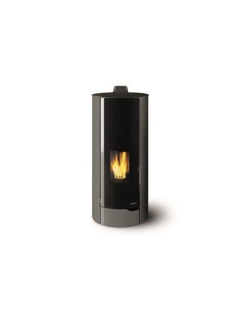 Stufa a Pellet NINA 6  6kw ACCIAIO VERNICIATO CAFFELLATTE Palazzetti