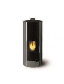 Stufa a Pellet NINA 8  8kw ACCIAIO VERNICIATO CAFFELLATTE Palazzetti