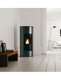 Stufa a Pellet MARIANNE 6  6kw METALLO VERNICIATO NERO Palazzetti