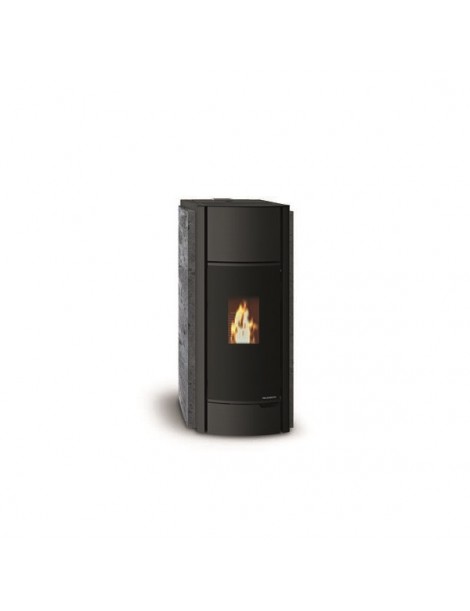 Stufa a Pellet JULIE 9 US OLLARE USCITA FUMI COASSIALI SUPERIORE  9kw METALLO VERNICIATO OLLARE Palazzetti