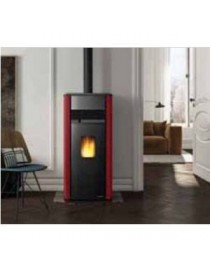 Stufa a Pellet AURORA US 9 PRO2 USCITA FUMI SUPERIORI 9 kw METALLO VERNICIATO NERO Palazzetti