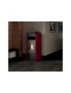 Stufa a Pellet BIANCA LUX 9  9kw ACCIAIO/METALLO ROSSO Palazzetti