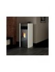 Stufa a Pellet BIANCA LUX 9  9kw ACCIAIO/METALLO BIANCO Palazzetti
