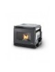Stufa a Pellet VENTILAZIONE FRONTALE VETRO ESTETICO 11kw DA INSERIMENTO  Palazzetti