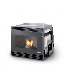 Stufa a Pellet VENTILAZIONE FRONTALE VETRO ESTETICO 11kw DA INSERIMENTO  Palazzetti