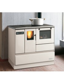 CUcina a Pellet ORNELLA 8  8kw ACCIAIO VERNICIATO CANNA DI FUCILE Palazzetti