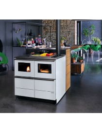 CUcina a Pellet BELLA IDRO 20  20kw VETRO A SPECCHIO VETRO A SPECCHIO Palazzetti