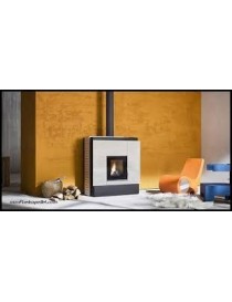 Focolare legna - Pellet NICOLAS 14  LEGNA/PELLET  MULTIFIRE VETRO BIANCO Palazzetti