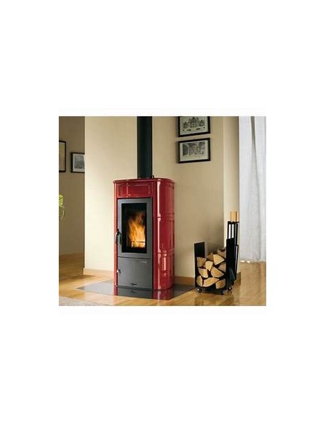 Focolare legna - Pellet ELISA  9kw CERAMICA GIALLO SAHARA Palazzetti
