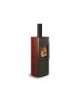 Focolare legna - Pellet EVA S  7kw CERAMICA ROSSO BORDEAUX Palazzetti