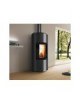 Focolare legna - Pellet SPHERA IDRO 14 TOP  14kw ACCIAIO VERNICIATO NERO Palazzetti