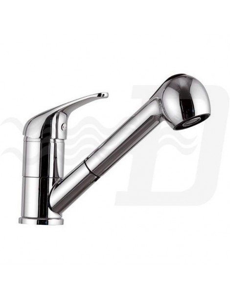 MISCELATORE MONOCOMANDO  LAVELLO DOCCIA ESTRAIBILE LINEA ASTRO 2 Cromo MARIANI