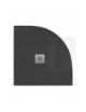 PIATTO DOCCIA LINEA EMOTION MOD. SERENITY ANGOLARE Nero cm 80 x 80 DIANHYDRO